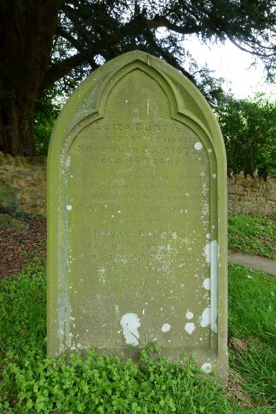Sandstone headstone