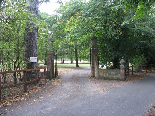 Gateway amongst woodland