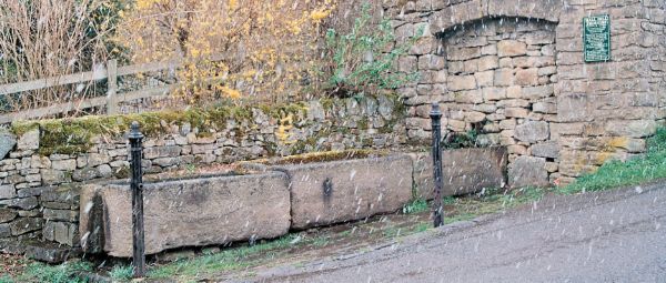 Stone water troughts, Eyam